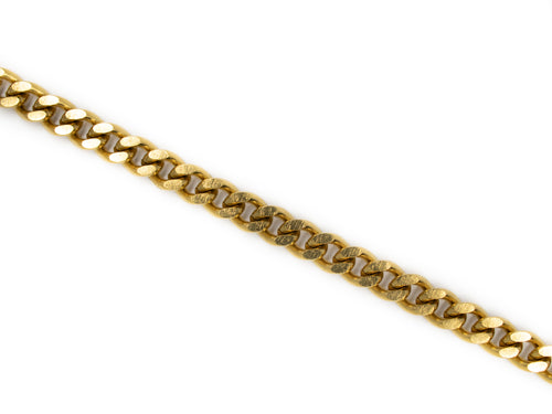 Chaine classic plaqué or de maille classique en acier inoxydable.